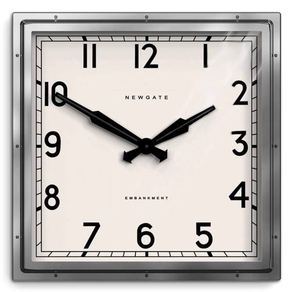 ساعت دیواری نیوگیت مدل Embankment Chrome، Newgate Clock Embankment Chrome