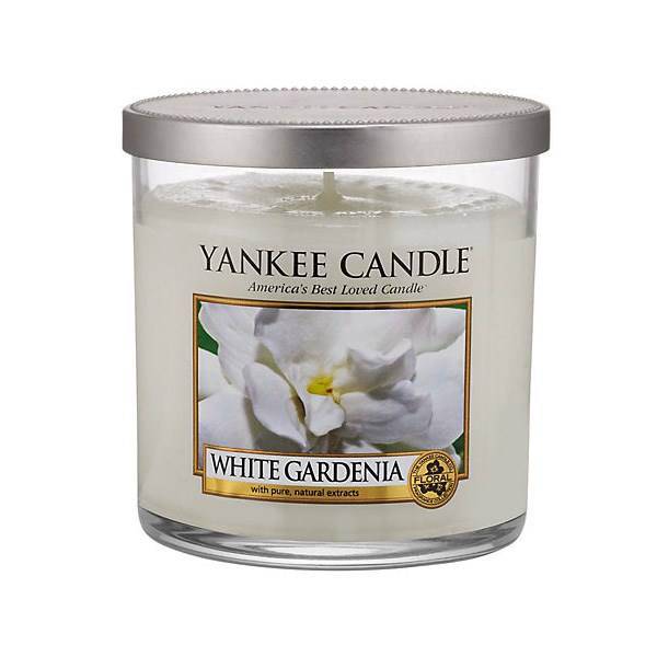 شمع کوچک لیوانی ینکی کندل مدل وایت گاردنیا، Yankee Candle White Gardenia Small Candle