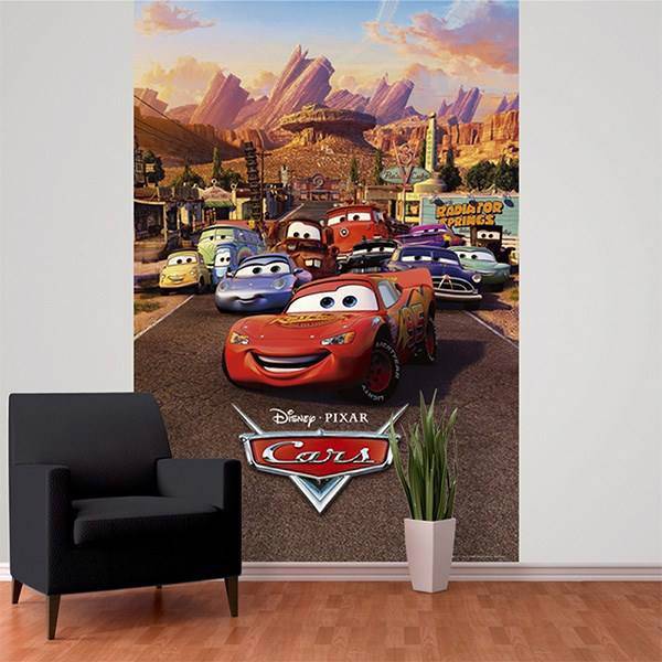 کاغذ دیواری 1وال مدل ماشین های دیزنی، 1Wall Deco Mural Disney Cars Wallpaper