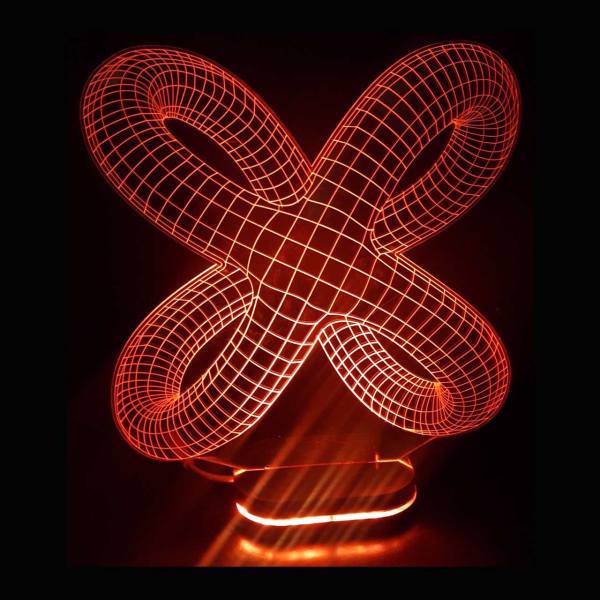 چراغ خواب سه بعدی هفت رنگ کد pb_004