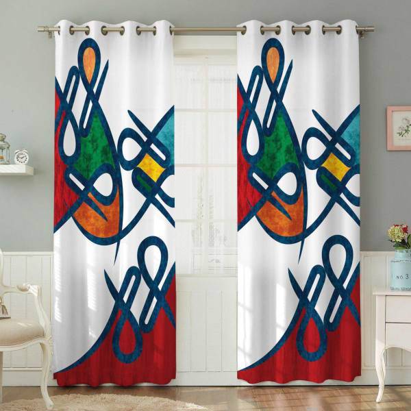 مجموعه دو عددی پرده مینوتو هوم مدل SA-074 ارتفاع 300 سانتی متر، minoto home SA-074 Curtain