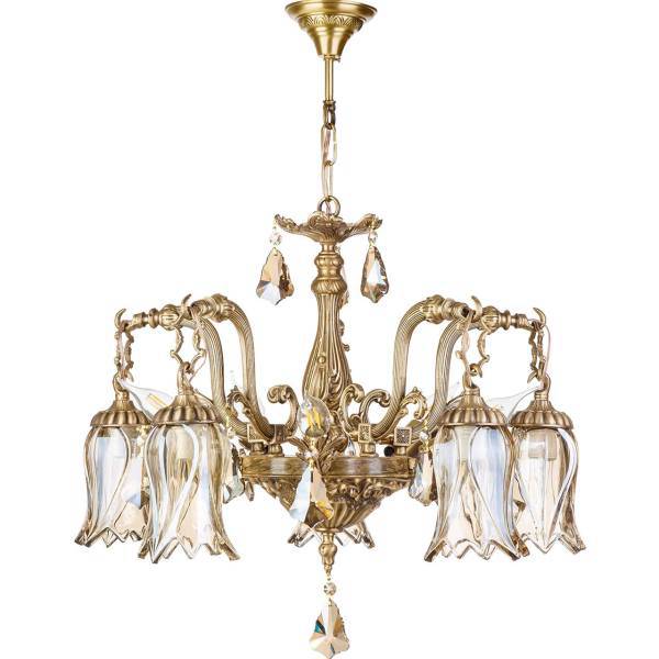 لوستر چشمه نور 10 شعله کدC2749/5_5، Cheshmeh Noor C2749/5_5 Ten Flames Chandelier