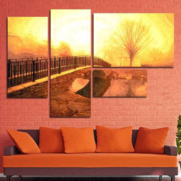 تابلو دیواری 4 تکه آریکان کد TA4203