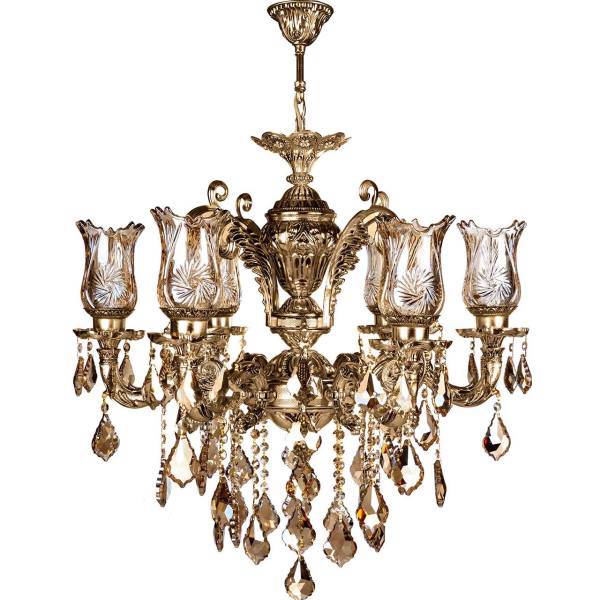 لوستر چشمه نور5 شعله کد S3525/5A، Cheshmeh Noor S3525/5A Five flames Chandelier