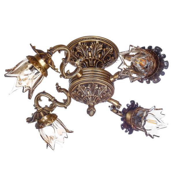 لوستر سقفی چشمه نور 4 شعله کد S3544، Cheshmeh Noor Four Flames S3544 Ceiling Chandelier