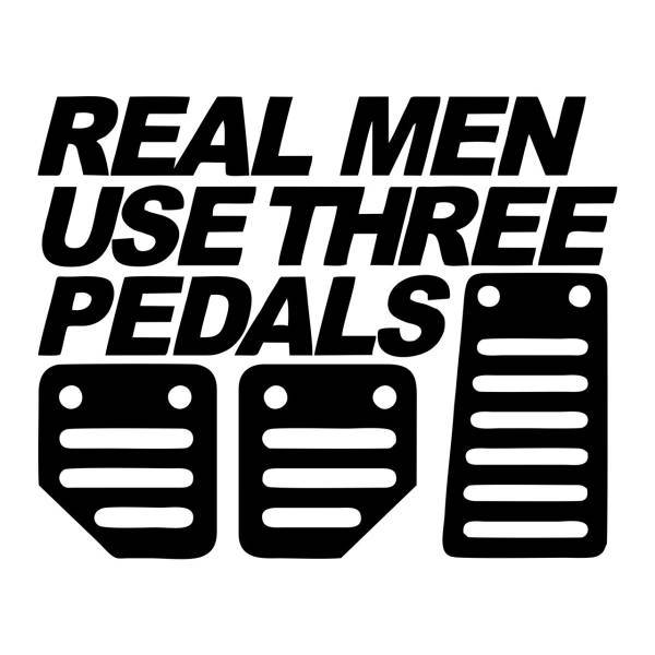 استیکر خودرو ونسونی طرح Real Men، Wensoni Real Men Sticker