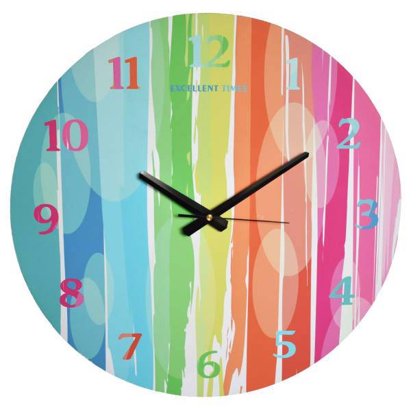 ساعت دیواری نقطه مدل Colorful