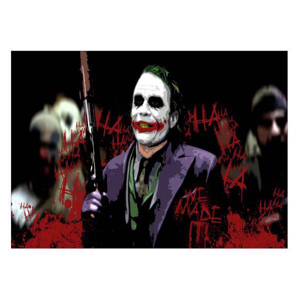 تابلو شاسی ونسونی طرح Joker Prade with shotgun سایز 50 × 70، Wensoni Joker Prade with shotgun Chassis Size 50 x 70