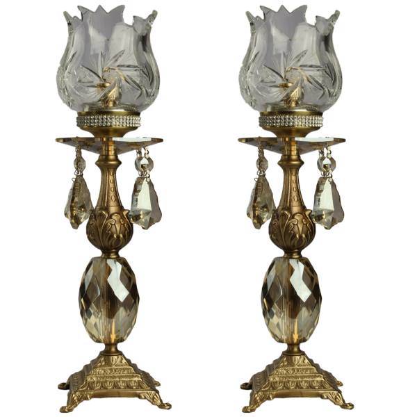 شمعدان دیلایت کد 91085Antic یک جفت، Delight 91085Antic Candle Stick A Pair