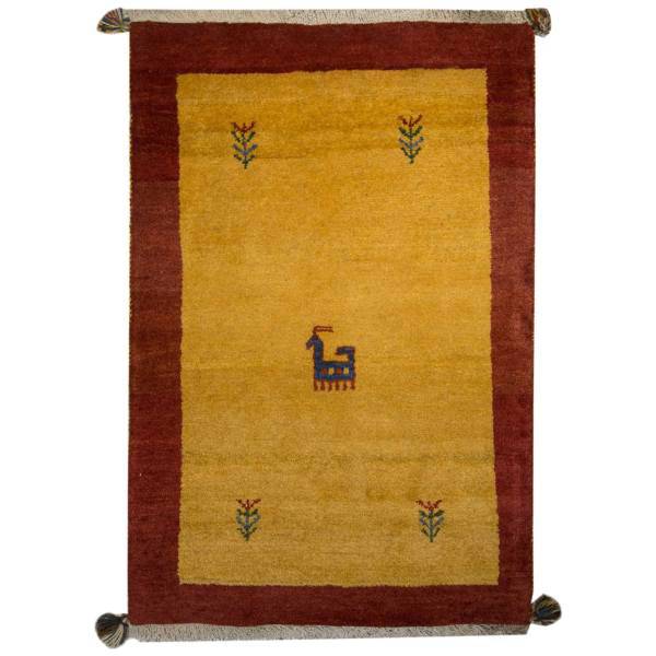 گبه دستباف عشایری یک متری کد 1373