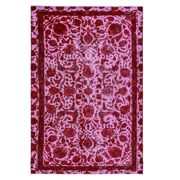 کلاژ فرش پنج متری سبحه طرح وینتیج کد FDC-4940