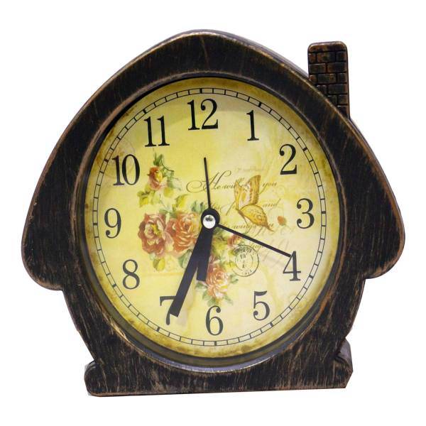 ساعت رومیزی ایرسا مدل کلبه کد 3، Irsa Hut 3 Table Clock