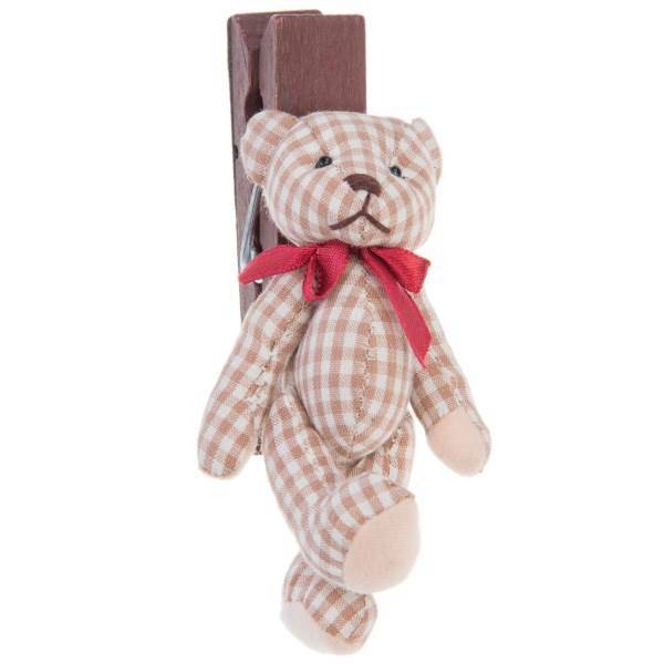 مگنت خرس چهار رنگ روی گیره، Bear 4 Colors On Pig Decorative Magnet