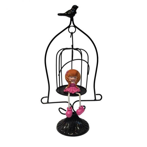 مجسمه طرح دختر در قفس کد 501