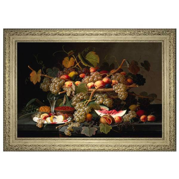 تابلو گالری هنری پیکاسو طرح ظرف میوه