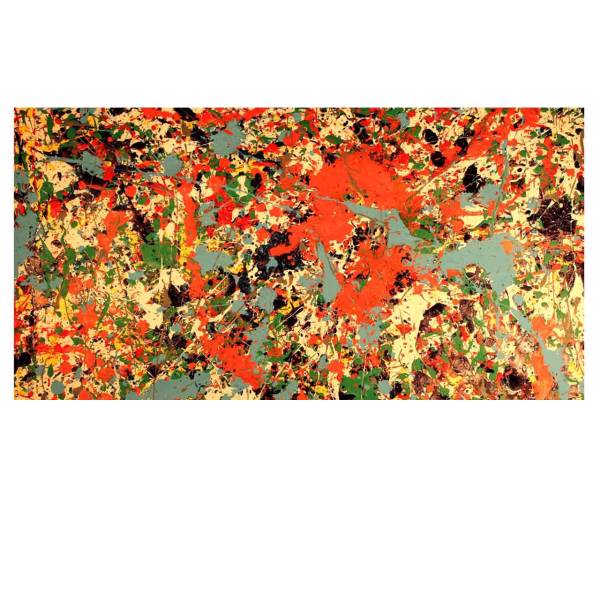 تابلوی گرافیتی طرح Pollock1 سایز 50 × 70، Graffity Pollock1 Chassis 50 x 70