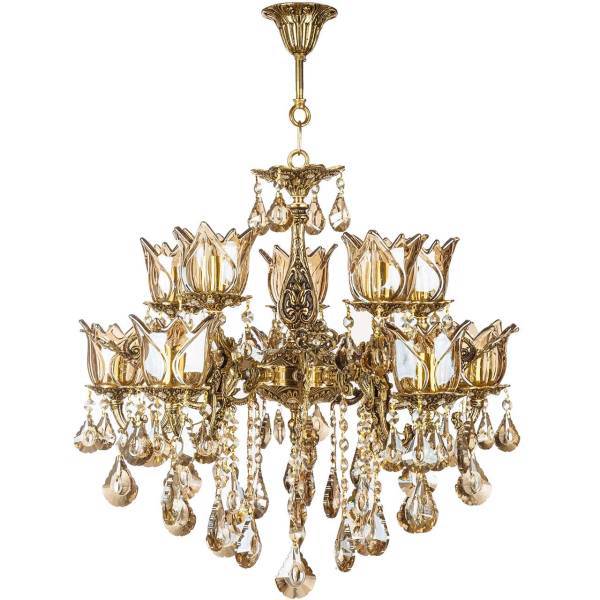 لوستر چشمه نور 10 شعله کد C2515/5، Cheshmeh Noor C2515/5 Ten Flames Chandelier