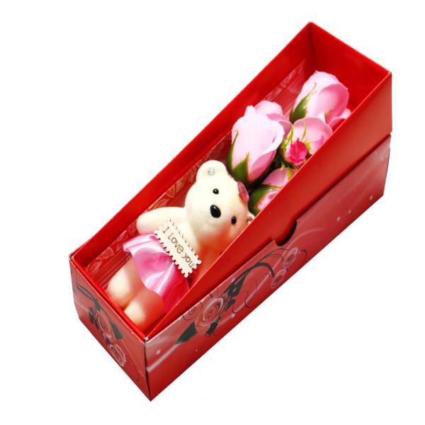 جعبه گل و عروسک ایرسا مدل Love، Irsa Love Doll And Flower Box