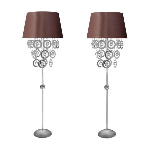 آباژور ایستاده دیلایت مدل Asal Silver GHTx2 بسته 2 عددی، Delight Asal Silver GHTx2 Standing Lamp Pack Of 2