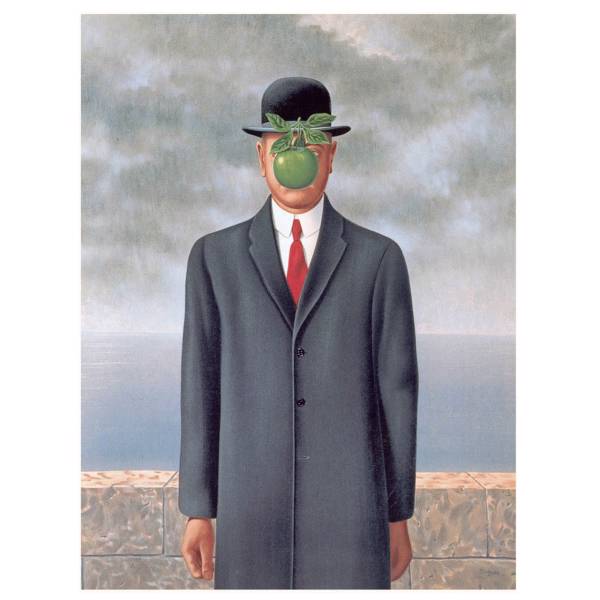 تابلوی گرافیتی طرح Magritte سایز 13 × 18، Graffity Magritte Chassis 18 x 13