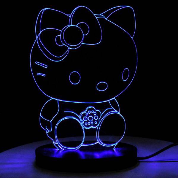 چراغ خواب سه بعدی سهیل مدل کیتی، Soheil Kiti 3D Night Light