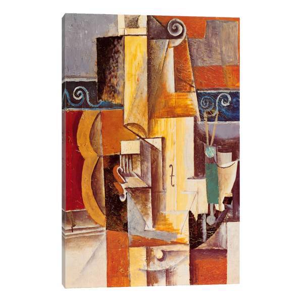 تابلو آیریس کد Iris0027 طرح گیتار و ویولن اثر پیکاسو