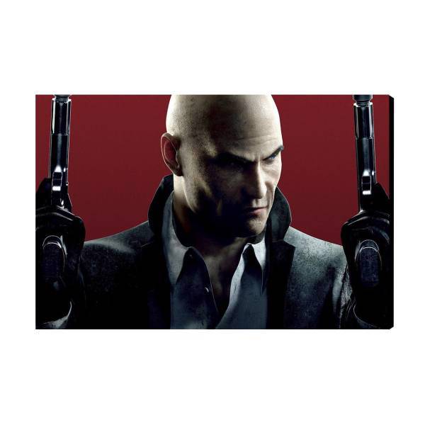 تابلو شاسی عرش مدل AS261 طرح hitman سایز 20x30 سانتی متر