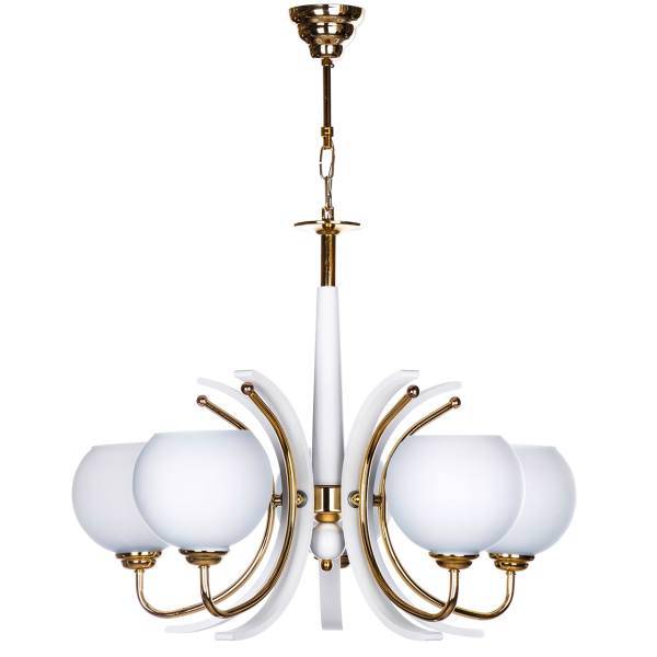 لوستر چشمه نور 5 شعله کد 858GWT، Cheshmeh Noor Five Branches 858GWT Chandelier