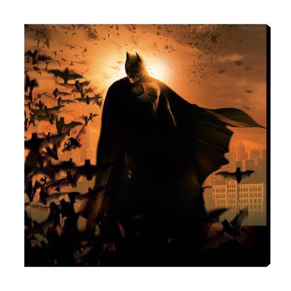 تابلو شاسی عرش مدل AS103 طرح BATMAN سایز 20x20 سانتی متر