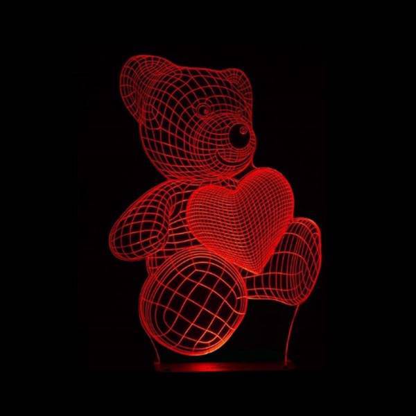 چراغ خواب سه بعدی آتی نور مدل B52، Atinoor B52 3D Light