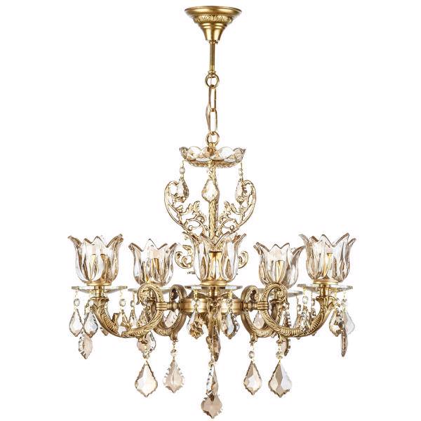 لوستر چشمه نور 5شعله کد C2779/5-A، Cheshmeh Noor C2779/5-A Five Flames Chandelier