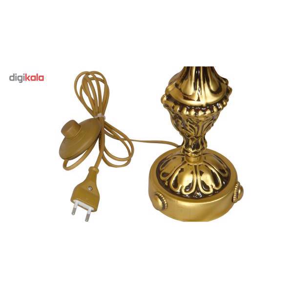 آباژور رومیزی نیک نوران مدل 726 زرشکی