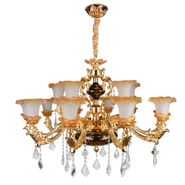 لوستر دیلایت 15 شعله مدل XZ001/10-5، Delight XZ001/10-5 Fifteen Flames Chandelier