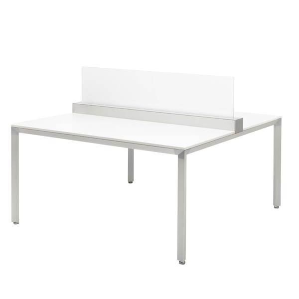 میز کار گروهی فرآذین مدل WSD-1002 سفید، Farazin WSD-1002 White Work Station Desk