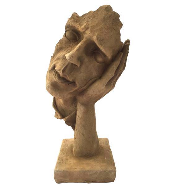 مجسمه طرح خاکی مدل Thinking 02، Soil Thinking02 Statue