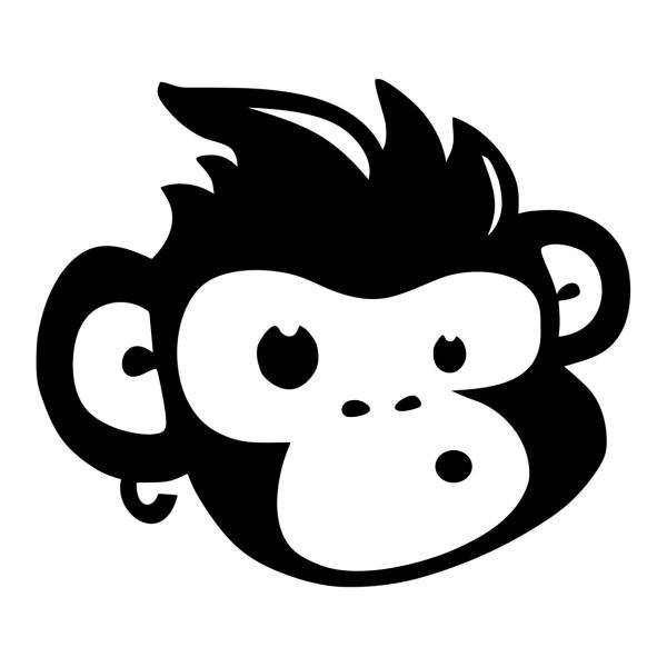 استیکر یخچال طرح Monkey