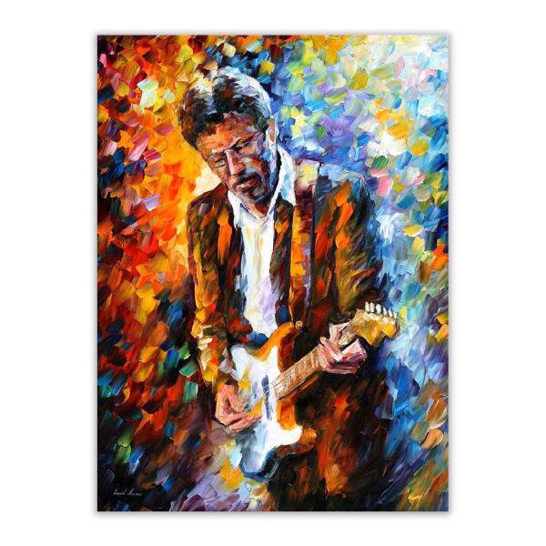 تابلو شاسی گالری آگاپه مدل E21 طرح Eric Clapton، Agape Gallery E21 Eric Clapton MDF Printed Mount