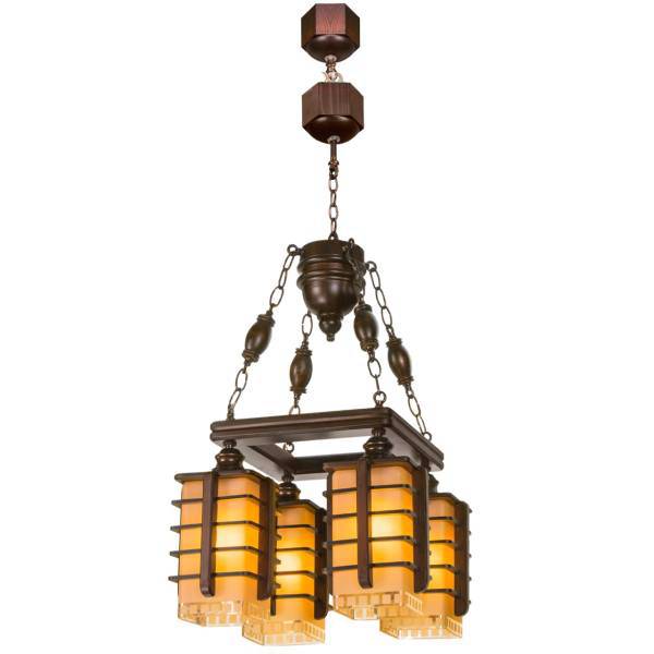 لوستر دارکار مدل منچستر 4 شعله کد 270، Darkar 270 Manchester Four Branches Chandelier