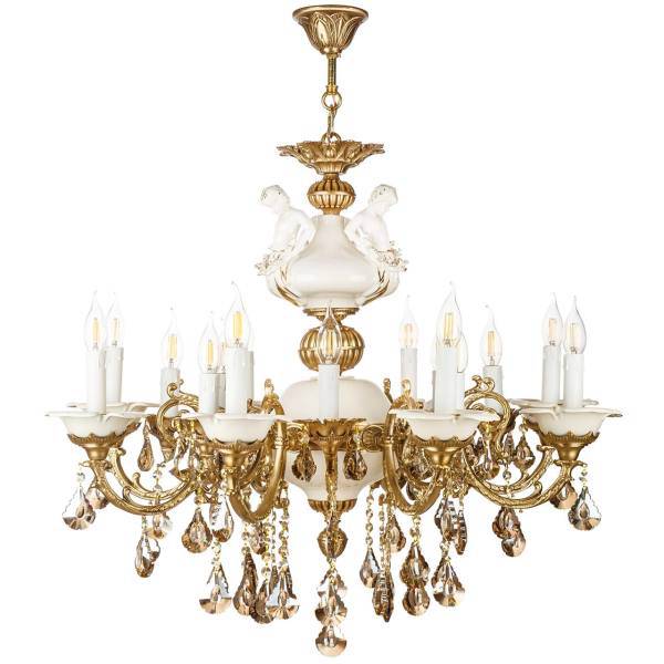 لوستر چشمه نور 16 شعله کدC2923/8_8، Cheshmeh Noor C2923/8_8 Flames Chandelier