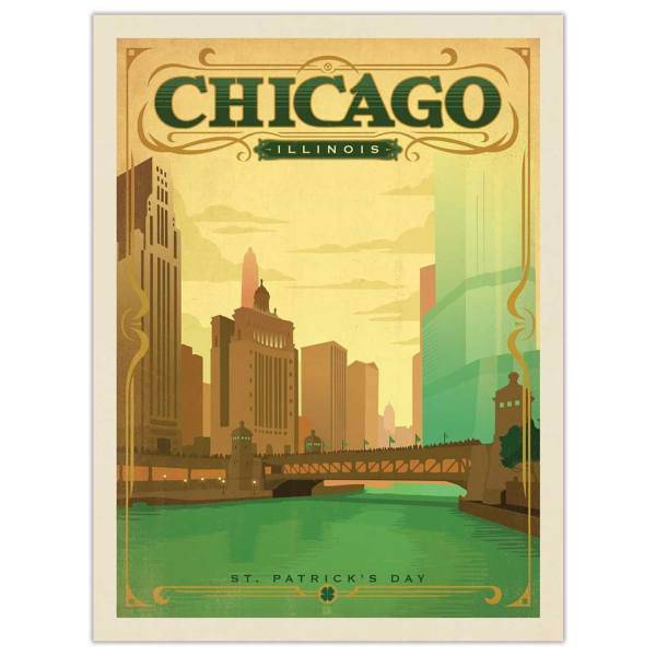 تابلوی کیدتونز طرح Chicago سایز 30 × 40، Kidtunes Chicago Tableau 30 x 40