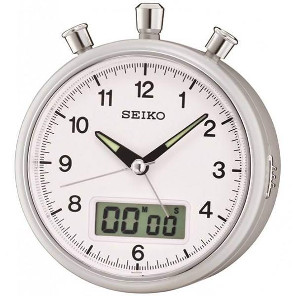 ساعت زنگ دار رومیزی عقربه ای سیکو QHE114S، Seiko QHE114S