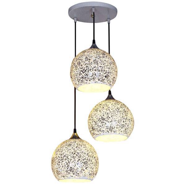 چراغ آویز چشمه نور 3 شعله کد 1278/3H-BK، Cheshmeh Noor 1278/3H-BK Three Branch Hanging Lamp