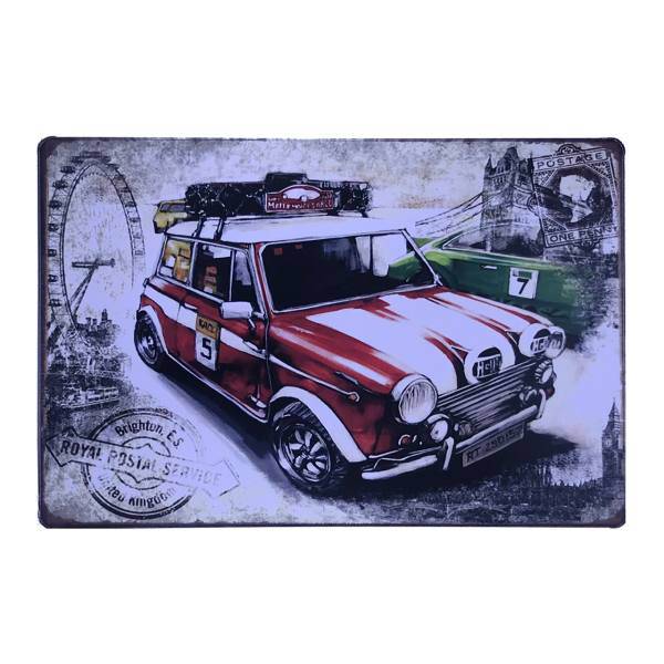 تابلو شاسی طرح مینی کوپه مدل MC01 سایز 20x30 سانتی متر، MC01 Mini Coupe Chassis 20x30cm