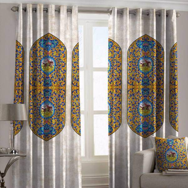 مجموعه دو عددی پرده مینوتو هوم مدل SA-006 ارتفاع 300 سانتی متر، minoto home SA-006 Curtain