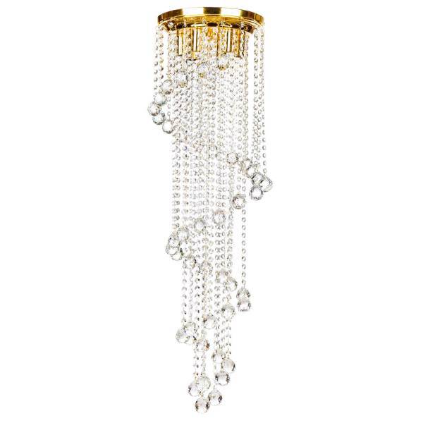 لوستر سقفی چشمه نور 6 شعله کد 6640/30، Cheshmeh Noor 6640/30 Six Flames Ceiling Chandelier