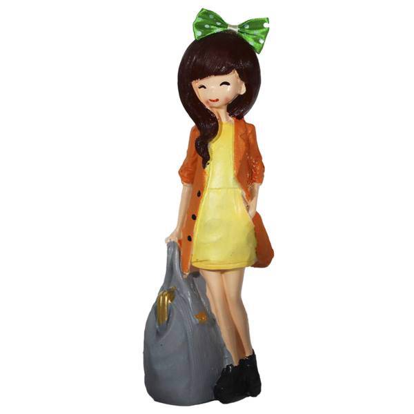 مجسمه طرح دختر کیف به دست کد 020020122