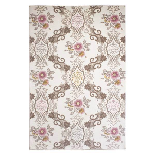 فرش ماشینی ساوین کد 1511 زمینه صورتی