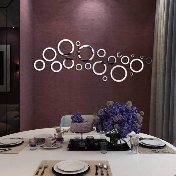 آینه پلکسی گلس پدیده شاپ مدل Bubbles، Padidehshop Bubbles Plexiglass Mirror