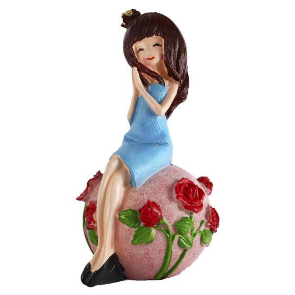 مجسمه طرح دختر نشسته کد 020020126