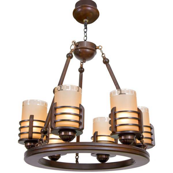 لوستر 6 شعله دارکار مدل Chelsea کد 238، Darkar Chelsea 238 Six Branches Chandelier